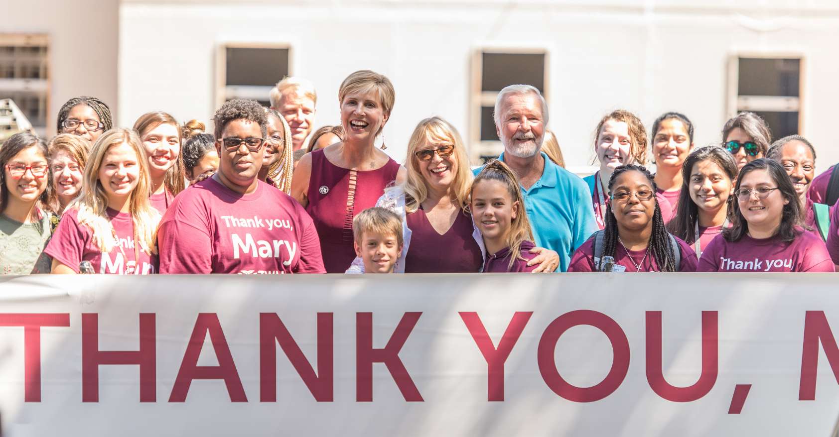 Texas Woman's University Thank You Sign